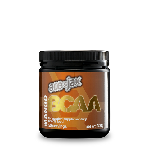 Ace & Jax BCAA – Branched-Chain Amino Acids (Mango Flavour, 300g, 50 servings)