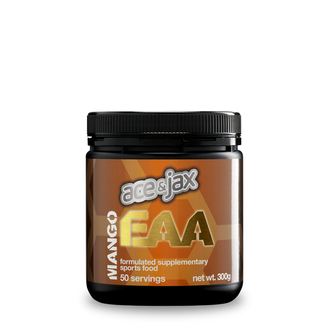 Ace & Jax EAA – Essential Amino Acids (Mango Flavour, 300g, 50 servings)